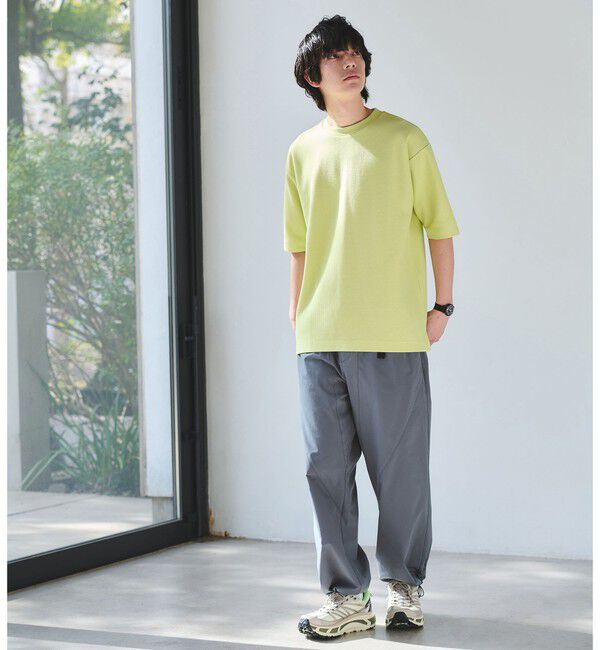 UNITED ARROWS green label relaxing「GIZA ハニカム クルーネック 半袖 Tシャツ」|Tシャツ・カットソー|