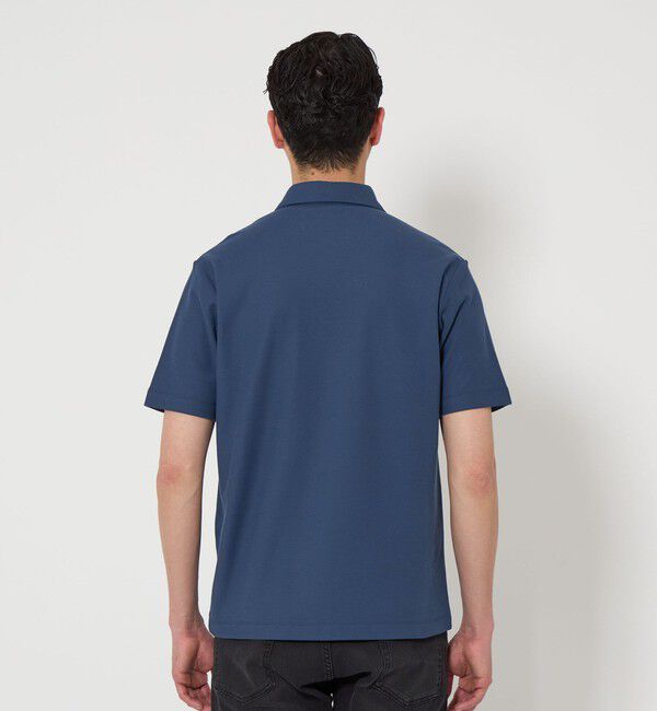 BEAUTY&YOUTH UNITED ARROWS「【WEB限定 WARDROBE SMART】ステイ クリーン ピケ スキッパー ポロシャツ【抗菌防臭】」|ポロシャツ|