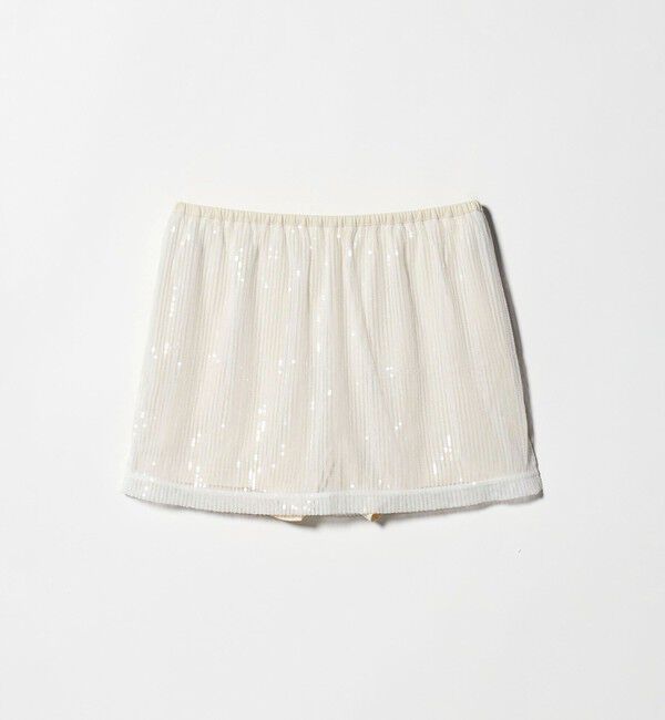 ATTISESSION「＜ATTISESSION＞スパンコール ミニスカート」|スカート|