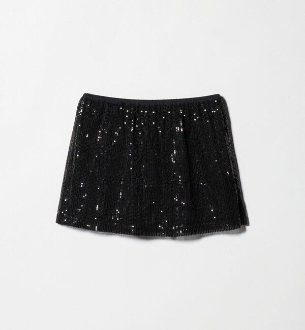 ATTISESSION「＜ATTISESSION＞スパンコール ミニスカート」|スカート|