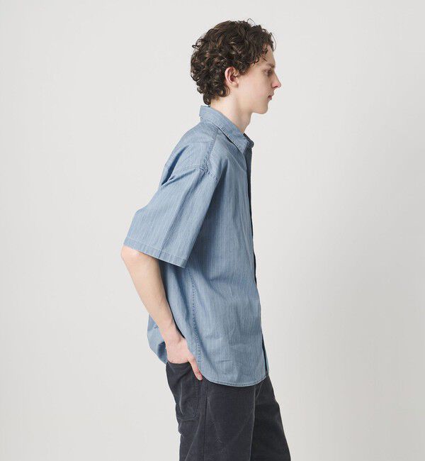MONKEY TIME「4オンス ストライプ デニム シャツ」|シャツ・ブラウス|