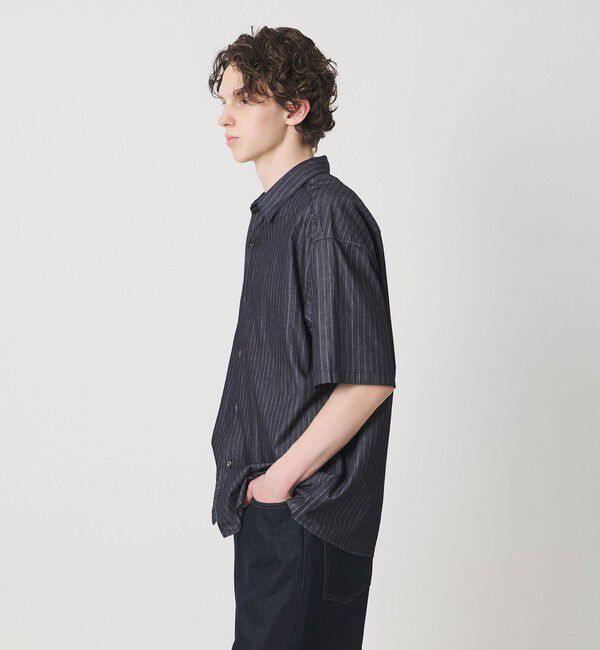 MONKEY TIME「4オンス ストライプ デニム シャツ」|シャツ・ブラウス|