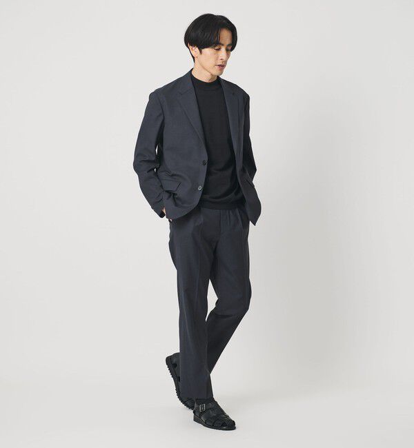 BEAUTY&YOUTH UNITED ARROWS「ASTY 1プリーツ スラックス NO.5 セットアップ対応」|チノ|