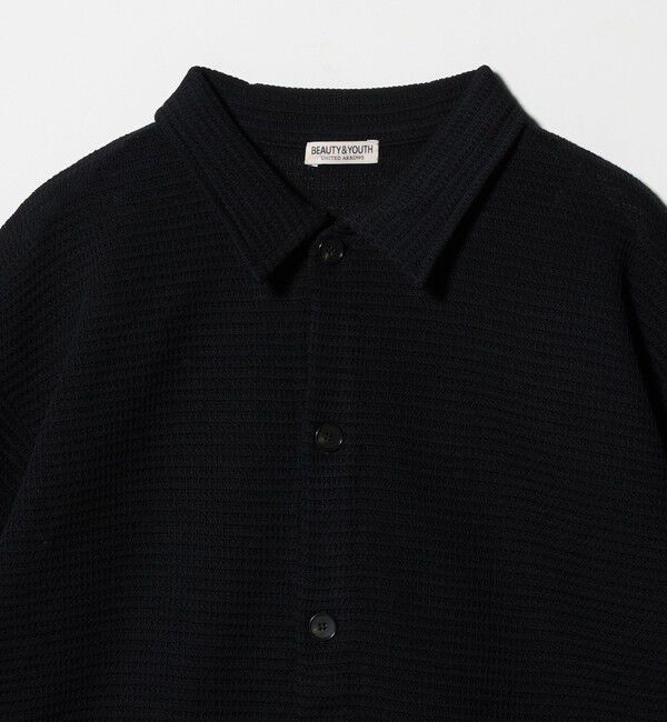 BEAUTY&YOUTH UNITED ARROWS「パナマ ニット シャツ ウォッシャブル」|カーディガン|