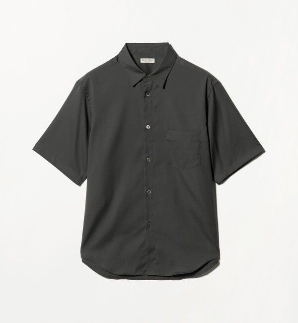 BEAUTY&YOUTH UNITED ARROWS「クリア オックスフォード デオドラント レギュラー 半袖シャツ SLIM型 抗菌防臭」|シャツ・ブラウス|DK.GRAY