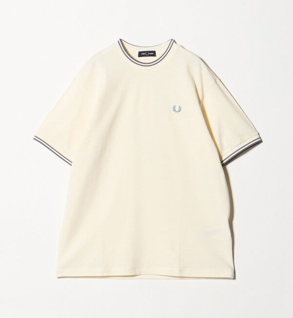 BEAUTY&YOUTH UNITED ARROWS「【別注】＜FRED PERRY＞ツインティップ クルーネック Tシャツ」|Tシャツ・カットソー|OFF WHITE