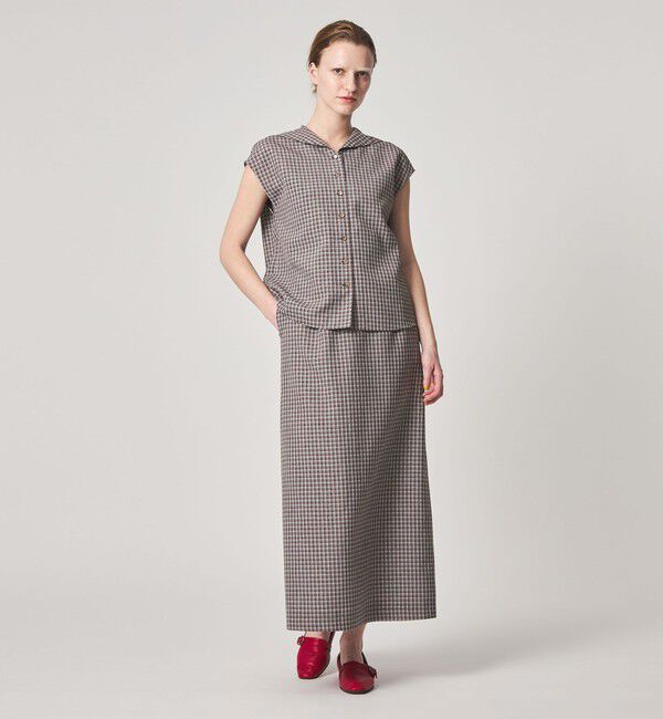 STEVEN ALAN「＜Steven Alan＞チェック ロング スカート」|スカート|