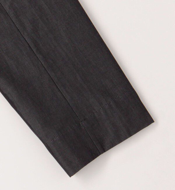 CABaN「コットンシャンブレー ベルテッドダブルブレストジャケット」|テーラードジャケット|