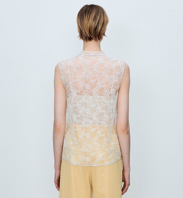 TOMORROWLAND collection「ローダンセエンブロイダリー ノースリーブブラウス」|シャツ・ブラウス|