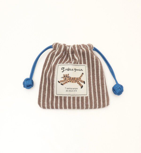 grace grace「【grace grace/グラスグラス】グラスケパイルキンチャクポーチ」|ポーチ|