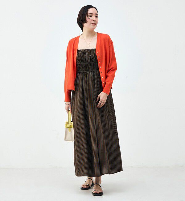 NOLLEY'S「【一部WEB限定カラー】《手洗い可能》エアリータッチゆったりVネックカーディガン」|カーディガン|