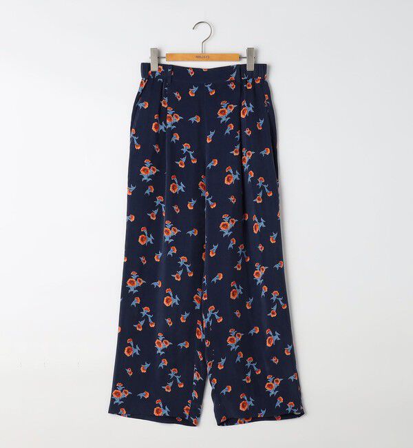 NOLLEY'S「ウォッシャブルスカーレット柄タックパンツ」|その他|