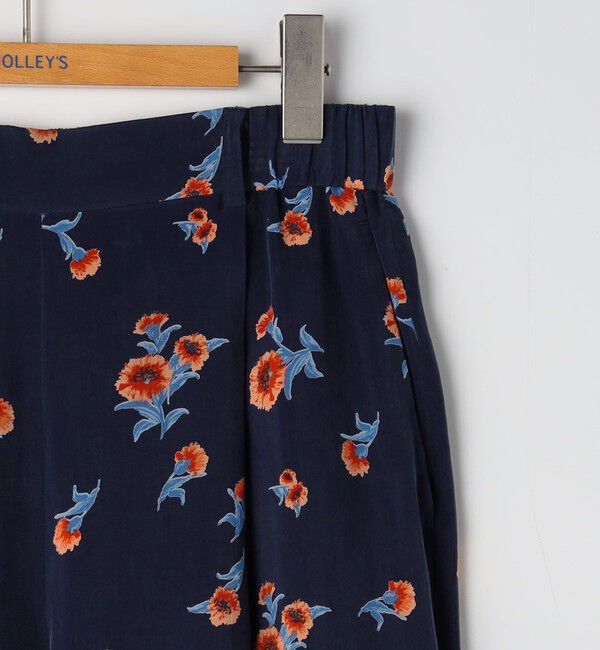 NOLLEY'S「ウォッシャブルスカーレット柄タックパンツ」|その他|