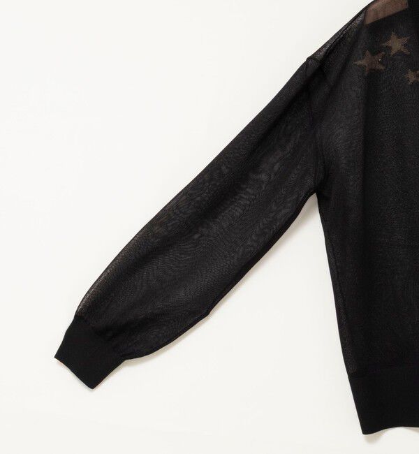 Rie Miller「シアー2WAYカーディガン星インターシャ」|カーディガン|