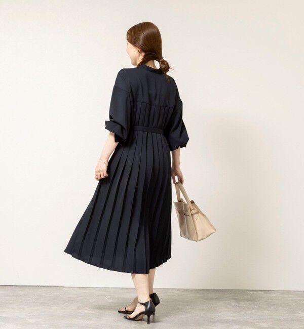 NOLLEY'S sophi「ウォッシャブルバックプリーツワンピース」|ワンピース|