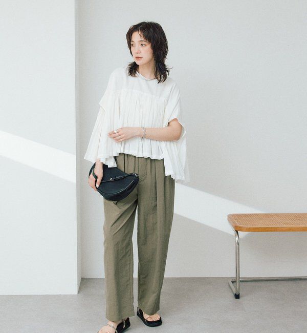  「【着映え】ギャザーボリュームブラウス」|シャツ・ブラウス|