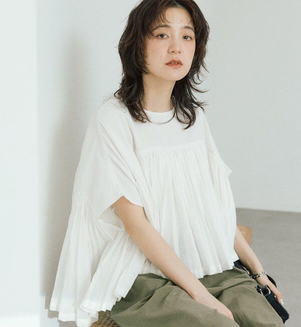  「【着映え】ギャザーボリュームブラウス」|シャツ・ブラウス|
