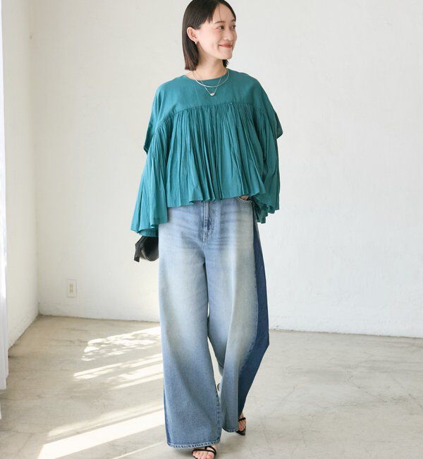  「【着映え】ギャザーボリュームブラウス」|シャツ・ブラウス|