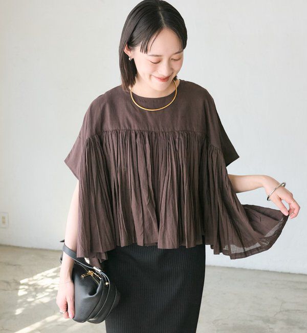  「【着映え】ギャザーボリュームブラウス」|シャツ・ブラウス|