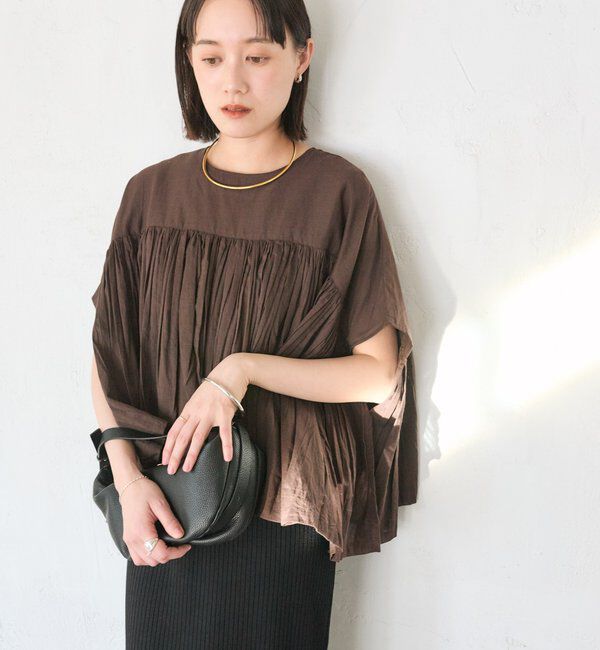  「【着映え】ギャザーボリュームブラウス」|シャツ・ブラウス|