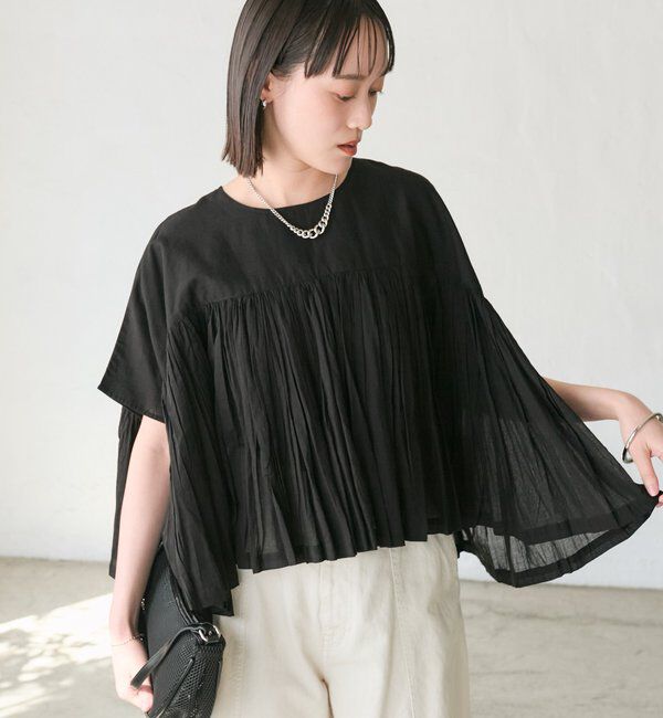  「【着映え】ギャザーボリュームブラウス」|シャツ・ブラウス|