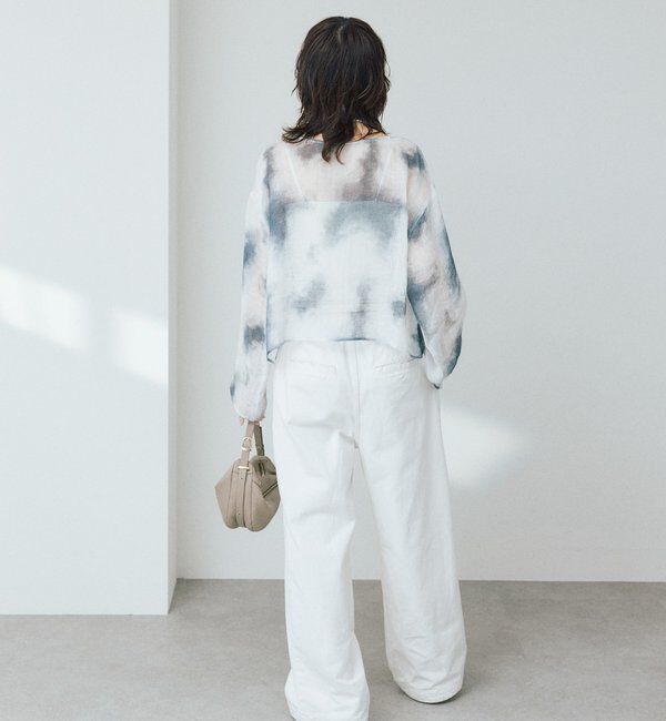  「【a Nice （ア ・ニース）】2WAYリネンブラウス」|シャツ・ブラウス|