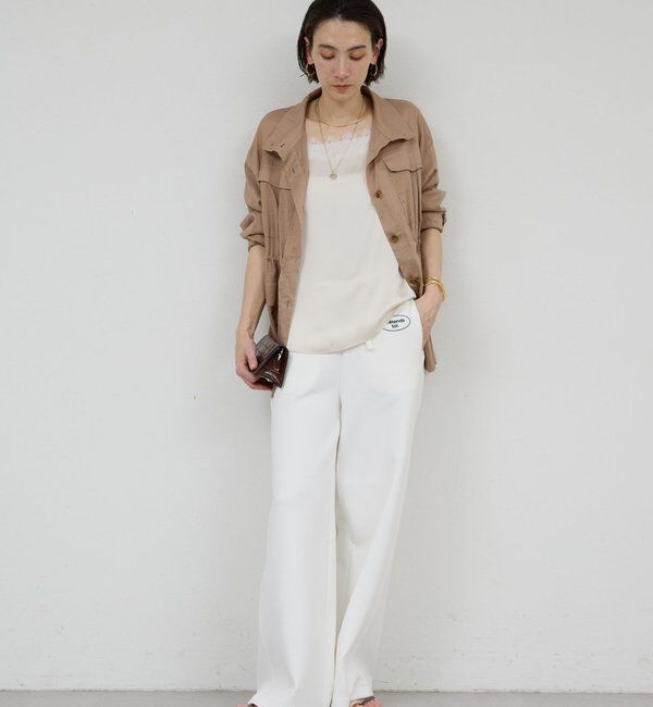  「刺繍ロゴスウェットパンツ」|チノ|