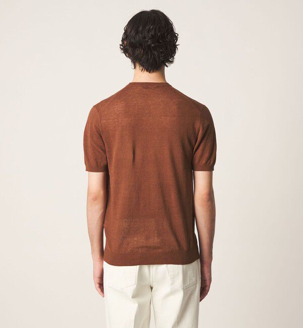 UNITED ARROWS「リネン/コットン ニット Tシャツ」|Tシャツ・カットソー|