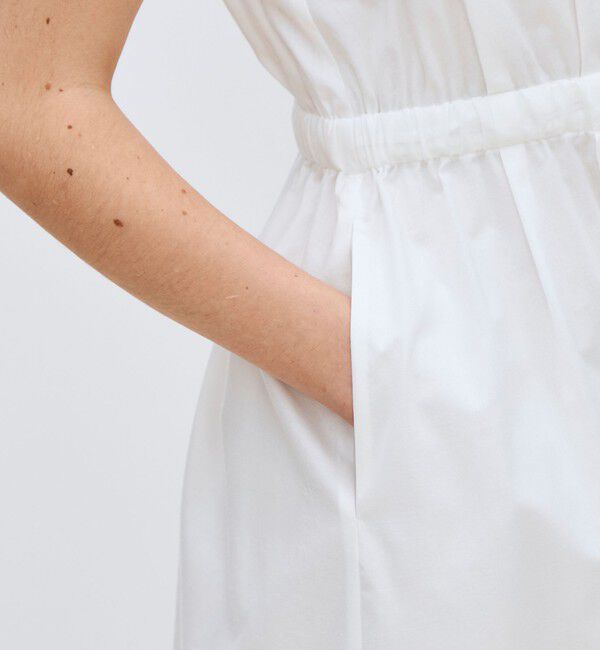 TOMORROWLAND collection「【WEB先行予約】フルッタエンブロイダリー タックストレートワンピース」|ワンピース|