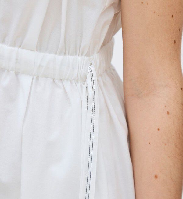 TOMORROWLAND collection「【WEB先行予約】フルッタエンブロイダリー タックストレートワンピース」|ワンピース|