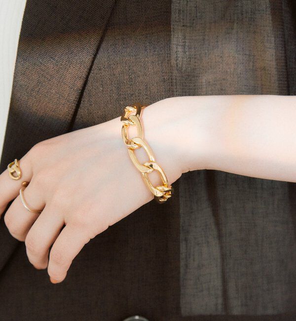  「予約【手元に存在感をプラス】キヘイブレスレット」|ブローチ・コサージュ|ゴールド