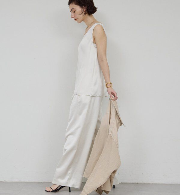  「エアリーサテンタンク」|シャツ・ブラウス|