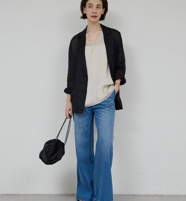  「エアリーサテンタンク」|シャツ・ブラウス|