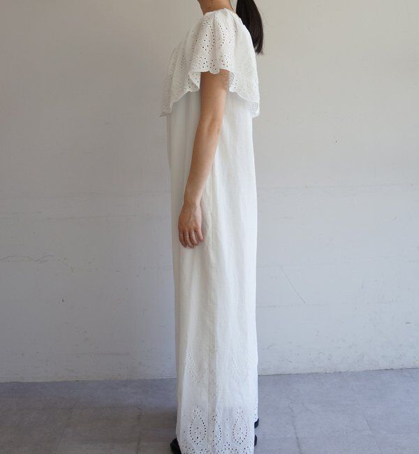  「コットンレースオールインワン」|ワンピース|