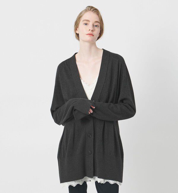 AEWEN MATOPH「＜AEWEN MATOPH＞ウエストタックニットカーディガン ‐ウォッシャブル‐」|カーディガン|