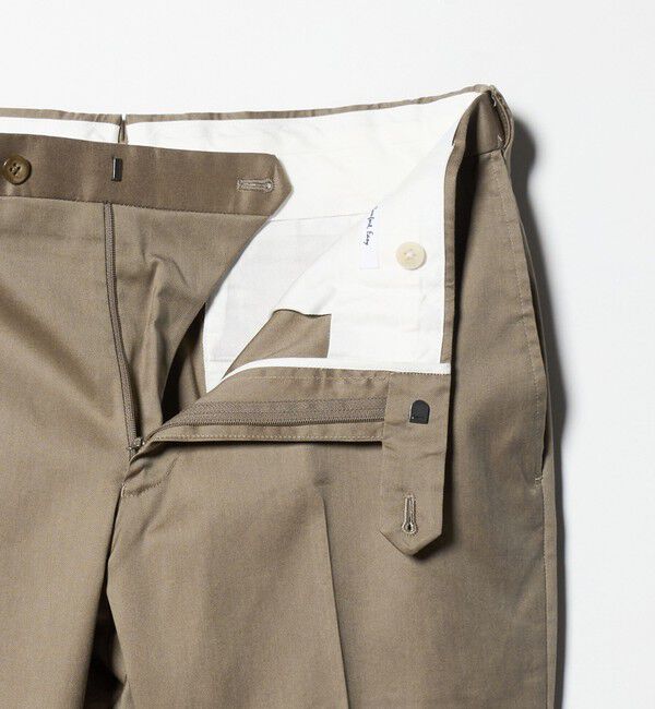 UNITED ARROWS「クールモーション ツイル サイドエクステンド ノープリーツ スラックス COMFORT EASY‐MODEL 接触冷感 吸水」|スラックス|