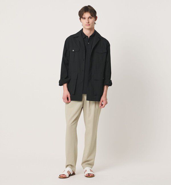 UNITED ARROWS「サマーポリエステル ナチュラルポプリン オールギャザー 1プリーツ イージーパンツ」|その他|