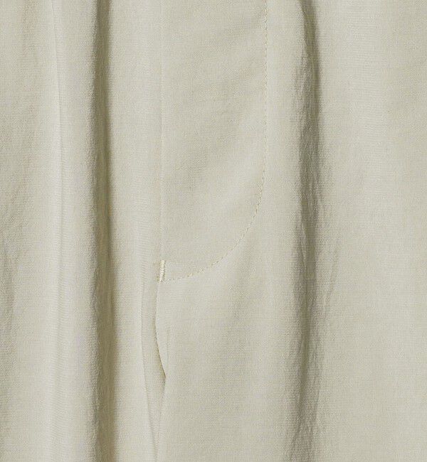 UNITED ARROWS「サマーポリエステル ナチュラルポプリン オールギャザー 1プリーツ イージーパンツ」|その他|