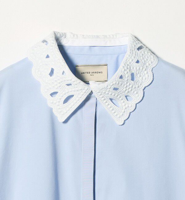 UNITED ARROWS「エンブロイダリー シャツ ブラウス 4WAY」|シャツ・ブラウス|