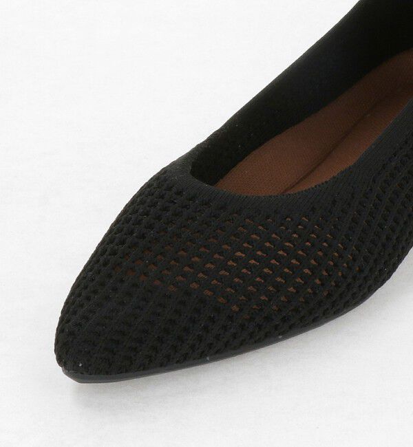 UNITED ARROWS green label relaxing「ウェルネスシアー ポインテッド フラットシューズ / ニットシューズ」|ローファー|