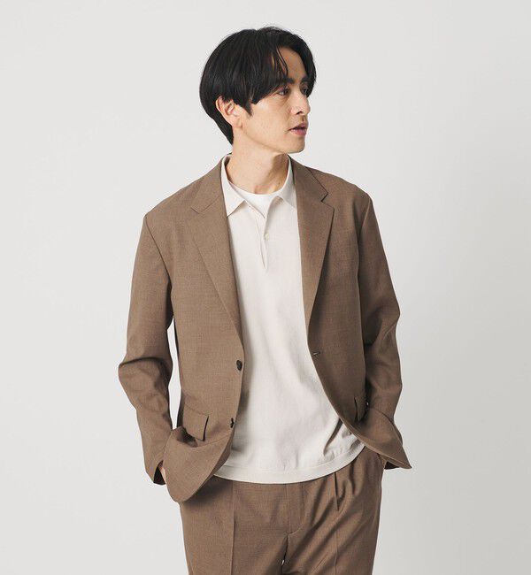 BEAUTY&YOUTH UNITED ARROWS「ASTY コンフォート ジャケット セットアップ対応」|テーラードジャケット|MD.BROWN