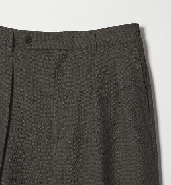 STEVEN ALAN「＜Steven Alan＞ PE/L BCR イン ツープリーツ ドレス トラウザーズ ハーフイージーII」|スラックス|