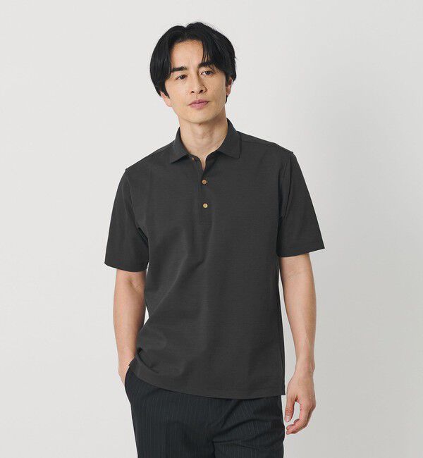 BEAUTY&YOUTH UNITED ARROWS「クール ハイゲージ モクロディ ポロシャツ 接触冷感 抗菌防臭」|Tシャツ・カットソー|