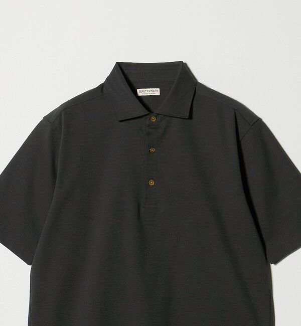 BEAUTY&YOUTH UNITED ARROWS「クール ハイゲージ モクロディ ポロシャツ 接触冷感 抗菌防臭」|Tシャツ・カットソー|