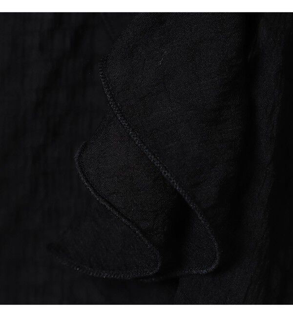 Ray BEAMS 「ラッフルカラー ノースリーブ ブラウス」|シャツ・ブラウス|