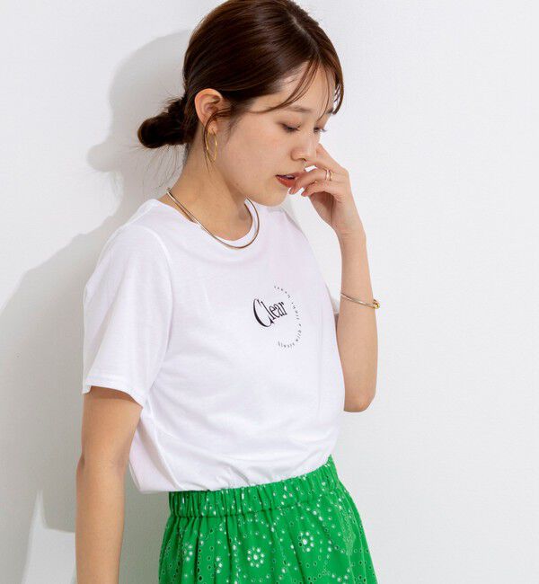 NOLLEY'S「ウォッシャブルプリントT」|Tシャツ・カットソー|