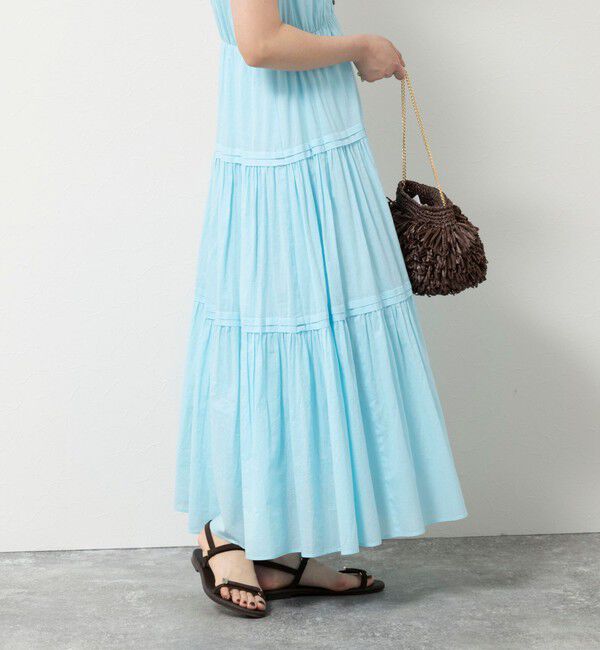 NOLLEY'S sophi「ウォッシャブルコットンティアードマキシワンピース」|ワンピース|