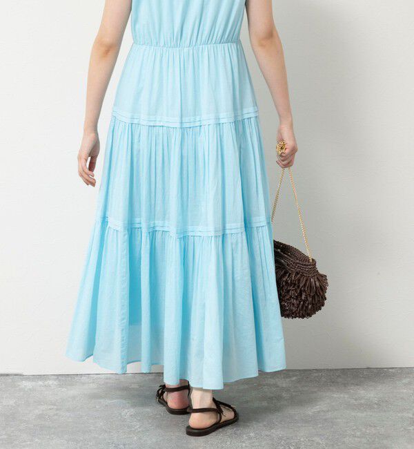 NOLLEY'S sophi「ウォッシャブルコットンティアードマキシワンピース」|ワンピース|