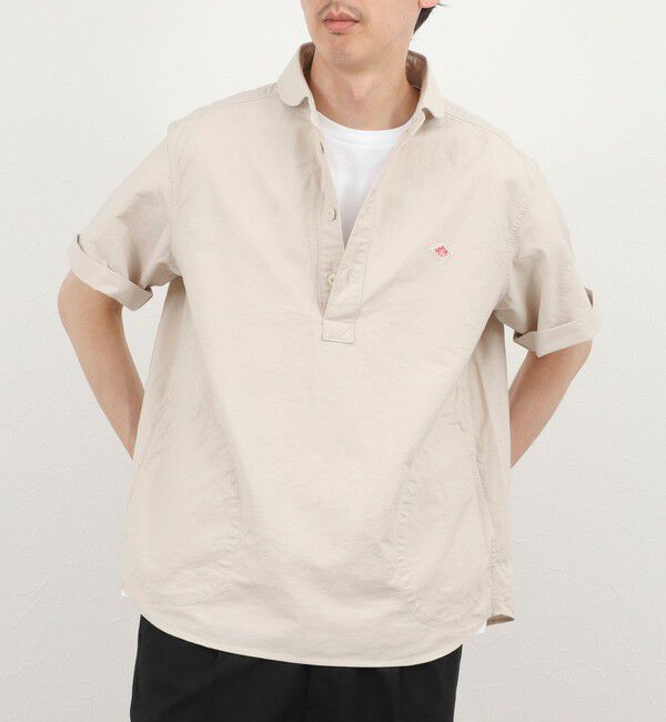 NOLLEY'S goodman「【DANTON/ダントン】ROUND COLLAR P.O SHIRT SS 26SS（DT-B0284 SOX）」|シャツ・ブラウス|キナリ