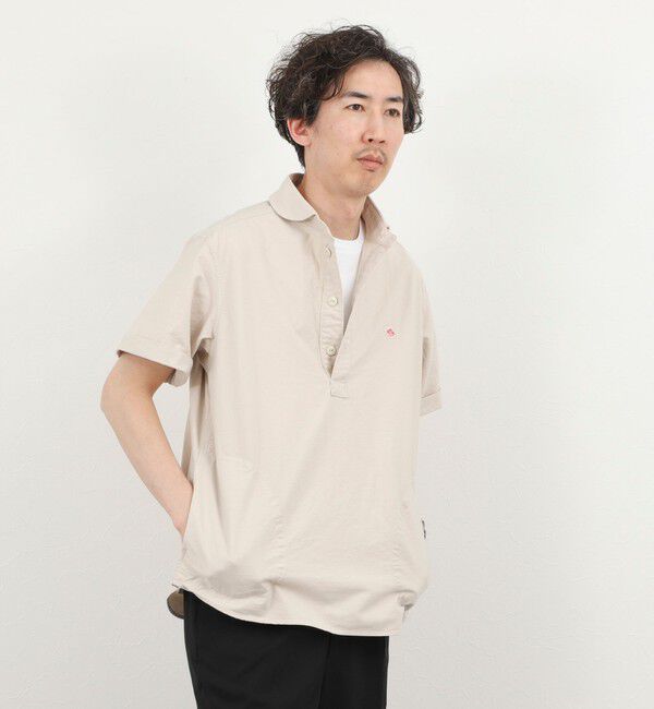 NOLLEY'S goodman「【DANTON/ダントン】ROUND COLLAR P.O SHIRT SS 26SS（DT-B0284 SOX）」|シャツ・ブラウス|